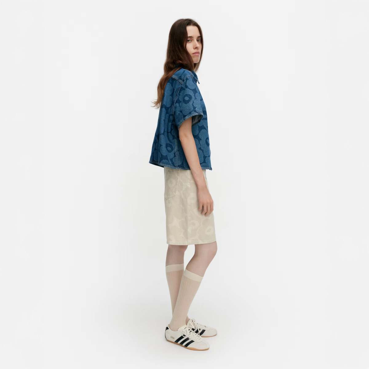 Marimekko Kuvata Denim Shirt - Indigo - Image 2 of 5