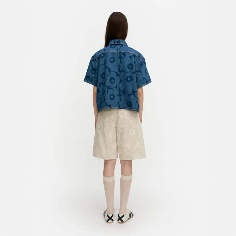 Marimekko Kuvata Denim Shirt - Indigo
