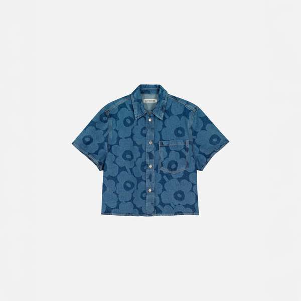 Marimekko Kuvata Denim Shirt - Indigo