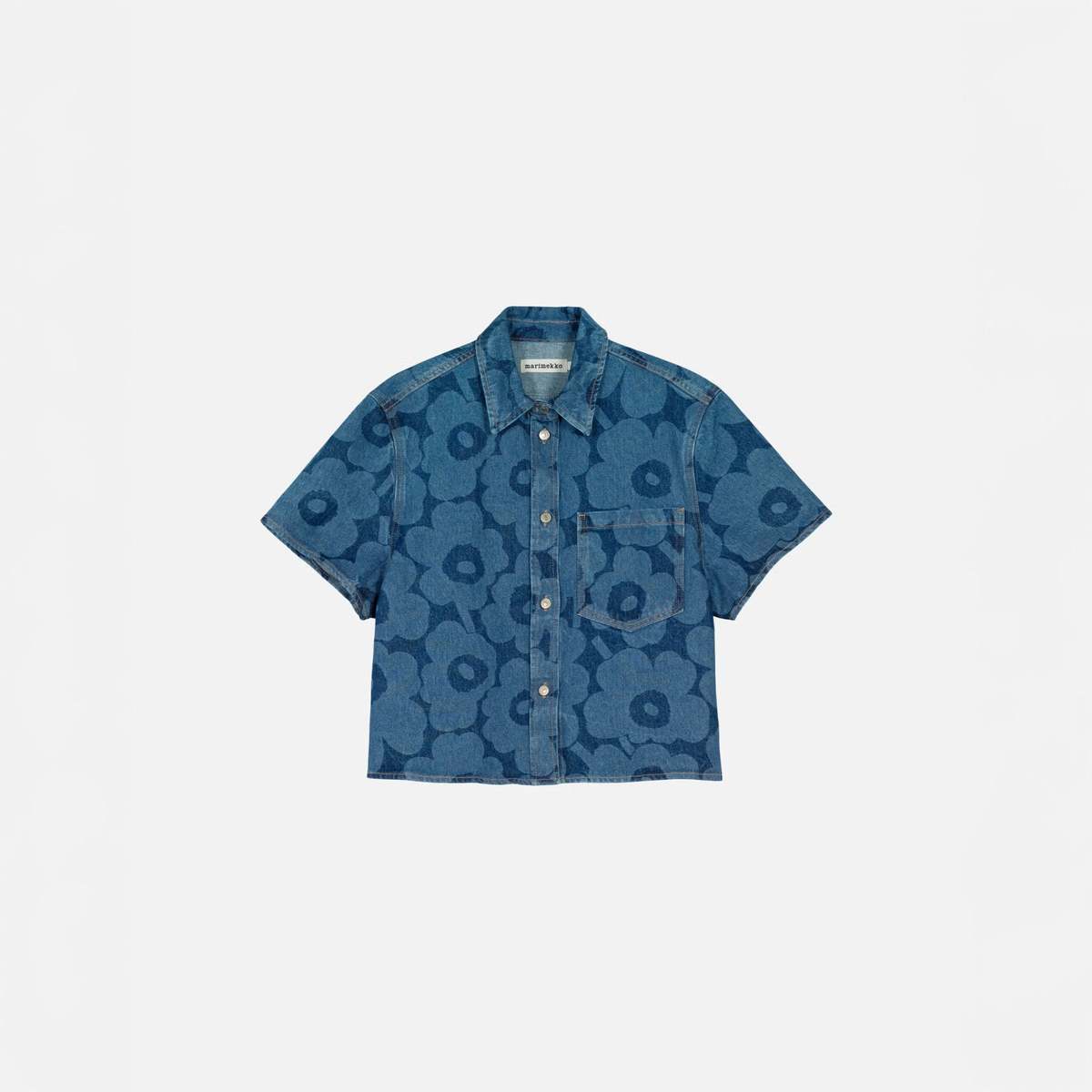 Marimekko Kuvata Denim Shirt - Indigo - Image 5 of 5