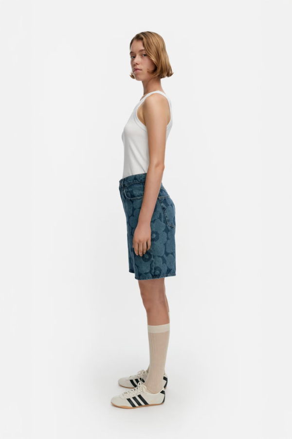 Marimekko Marssi Denim Shorts - Indigo