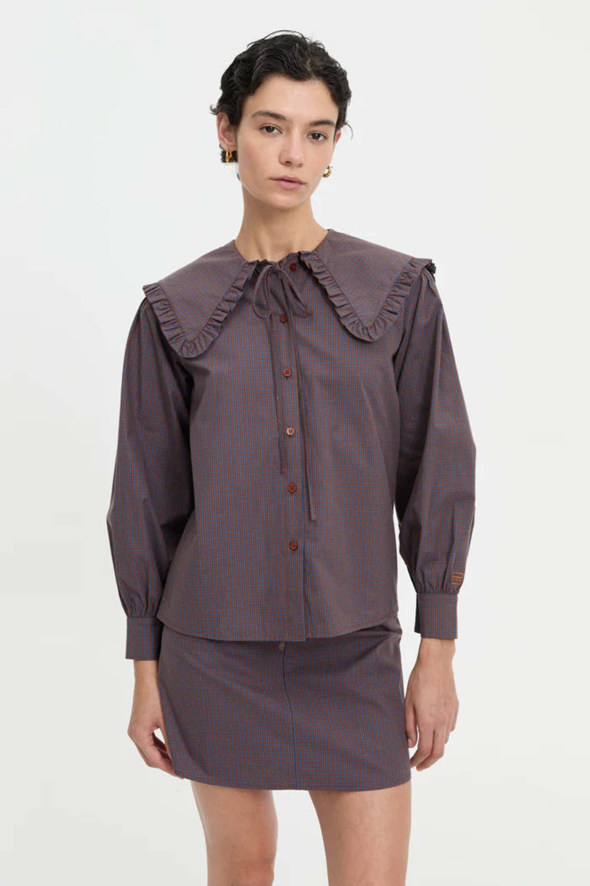 BLANCA Maja Shirt - Coffee - Image 7 of 7