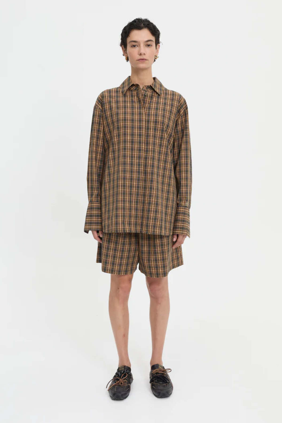 BLANCA Pascale Shirt - Brown - Image 2 of 10