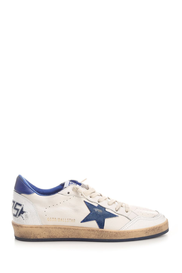 Golden Goose Ballstar Sneakers - White/Bluette