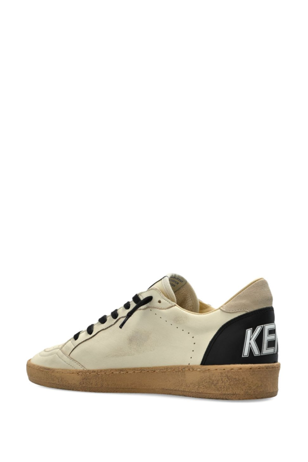 Golden Goose Ball Star Leather Sneakers - White