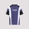 Martine Rose Oversized Panelled T-Shirt - Purple Indigo - Thumbnail 3