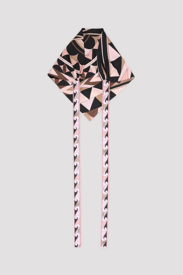 PUCCI Silk Head Scarf - Pink