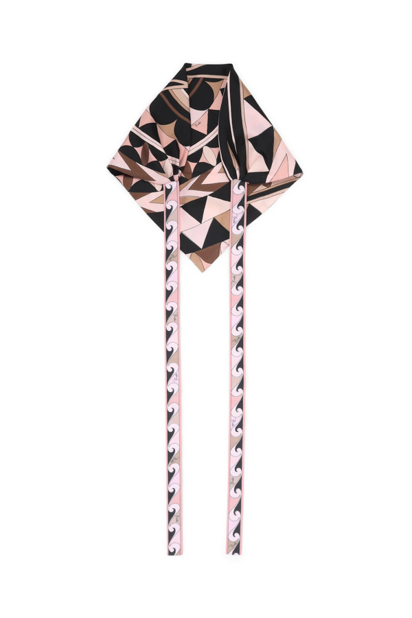 PUCCI Silk Head Scarf - Pink