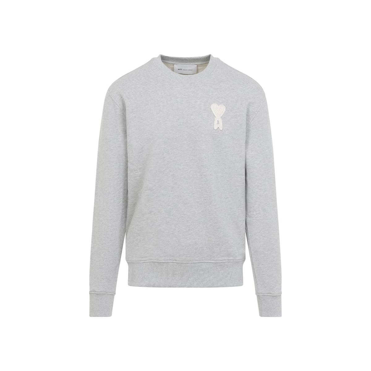 Ami Alexandre Mattiussi Ami Classic Fit T-Shirt - Grey - Image 2 of 5