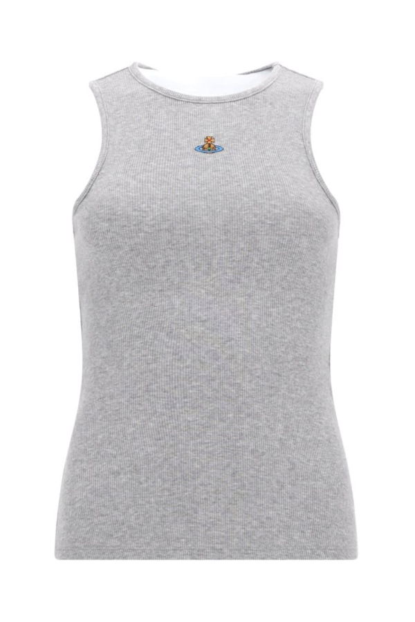 Vivienne Westwood Tops With Logo Top - Gray
