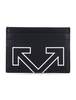 Off-White Leather Heritage Cardholder - Black - Thumbnail 1