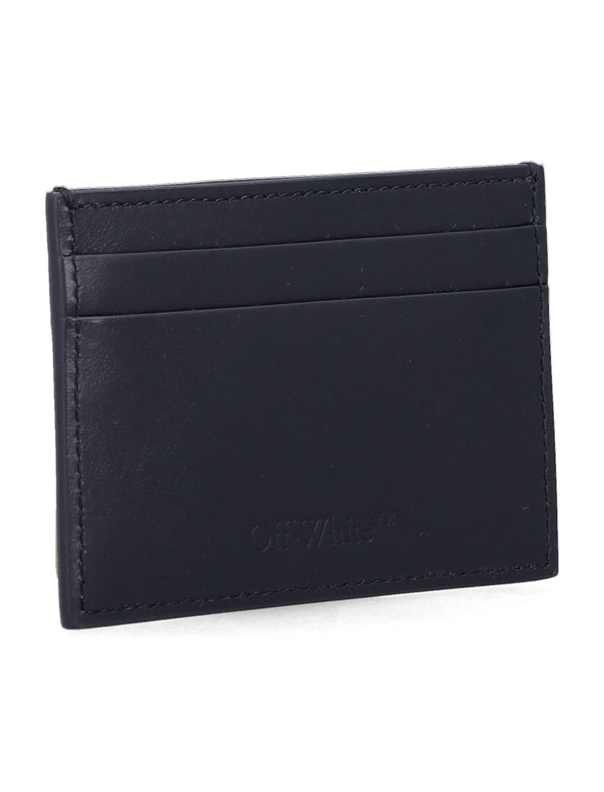 Off-White Leather Heritage Cardholder - Black - Image 2 of 2