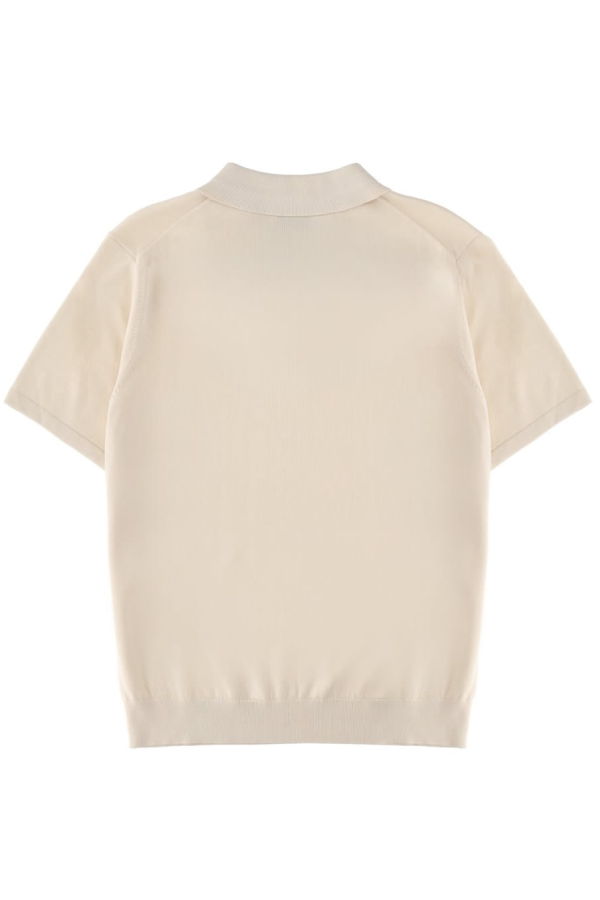 PAUL SMITH PS by Paul Smith Zip Polo Polo Shirt - White