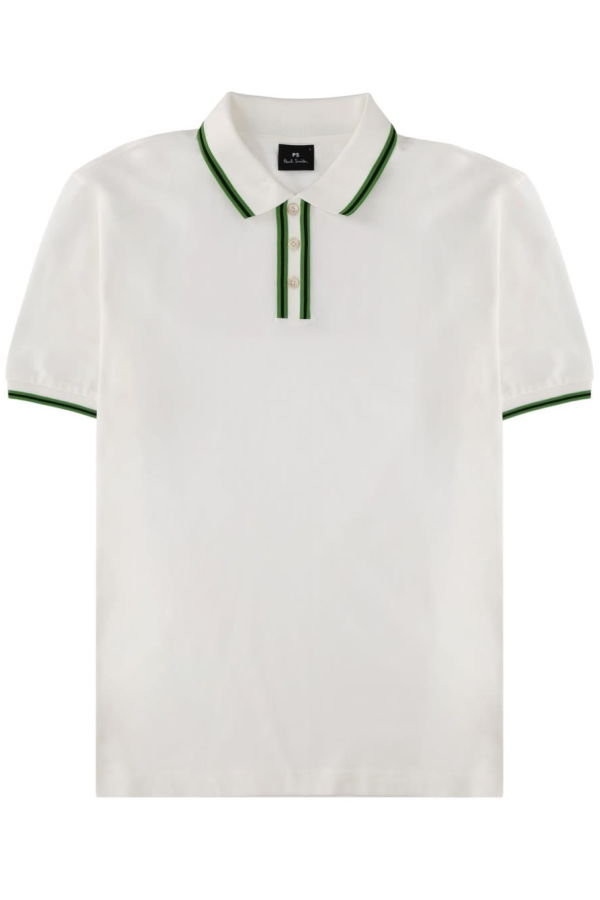 PAUL SMITH PS by Paul Smith Cotton Polo Shirt - White