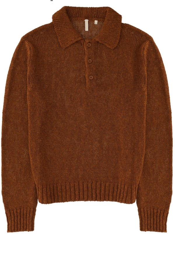 Sunflower Cotton Polo Shirt - Brown