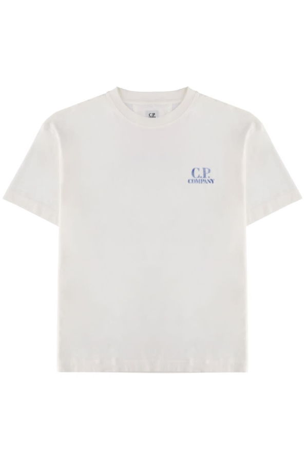 C.P. Company T-Shirt With Logo And Print - White