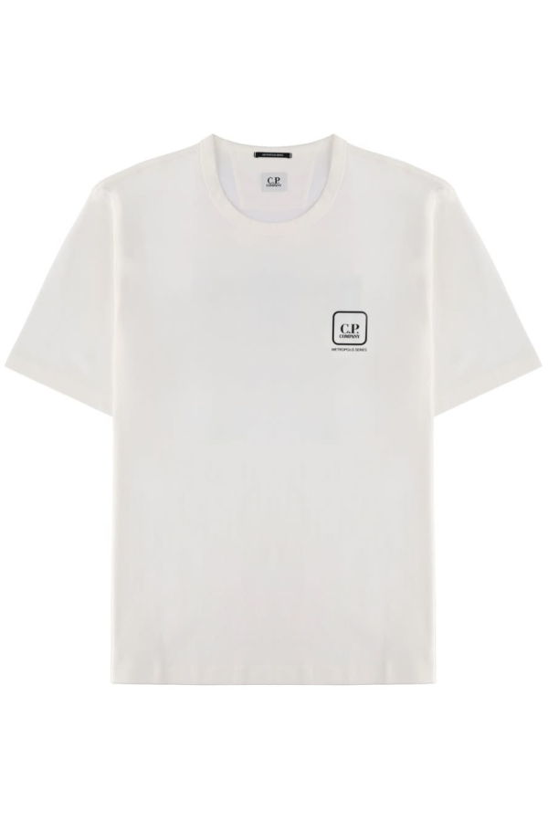 C.P. Company T-Shirt With Logo Tee - White