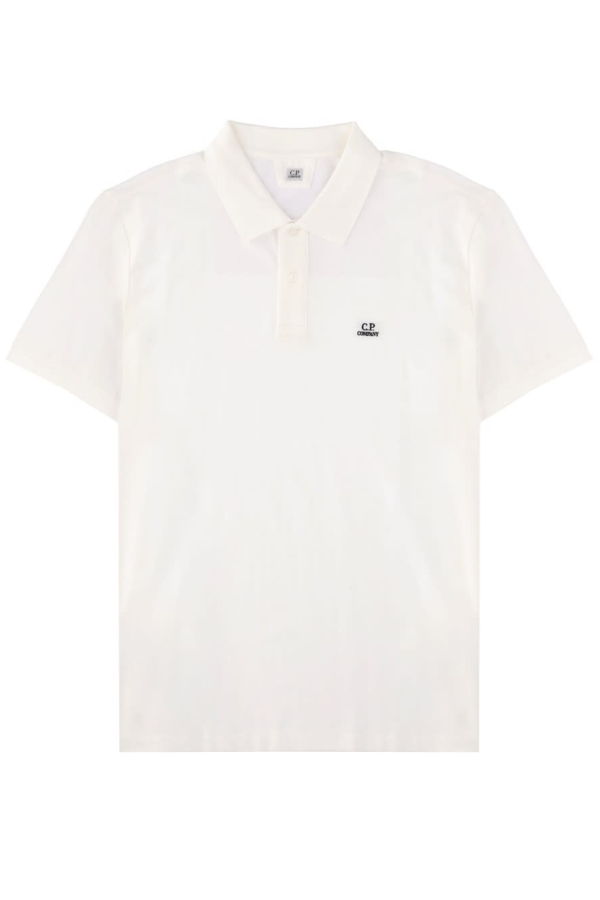 C.P. Company Polo With Logo Polo Shirt - White