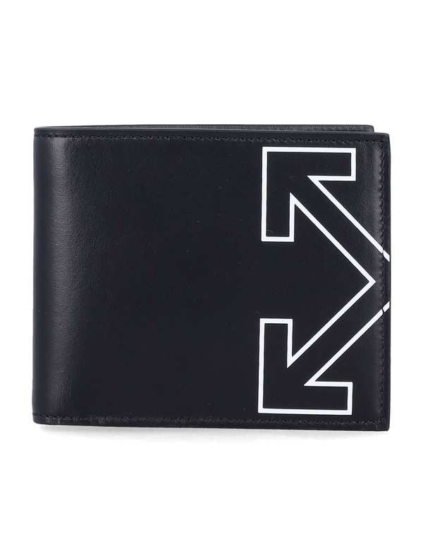 Off-White Heritage Bifold Leather Wallet - Black