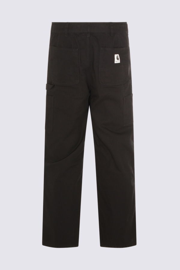 sacai Black Cotton Pants - Black