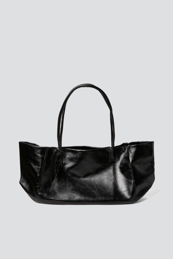 Gabriela Coll Garments No. 338 Black Leather Long Bag