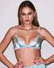 fleur du mal Juliet Lace Demi Underwire Bra - Frosted Mint - Thumbnail 2