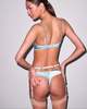 fleur du mal Juliet Lace Thong - Frosted Mint - Thumbnail 3