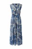 OUI FASHION Robe Paisley Dress - Offwhite Blue - Thumbnail 8