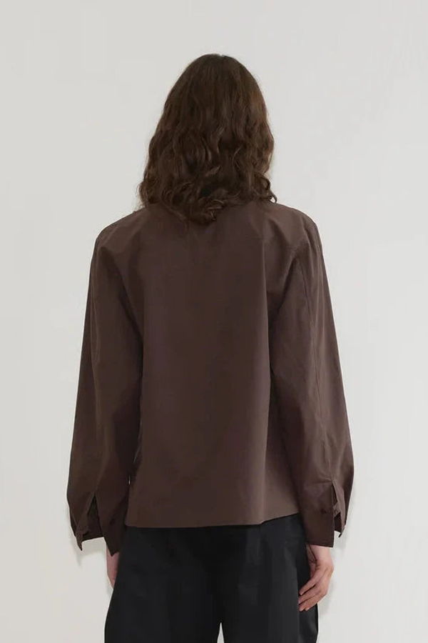 Deiji Studios Cami Overshirt Shirt - Sepia