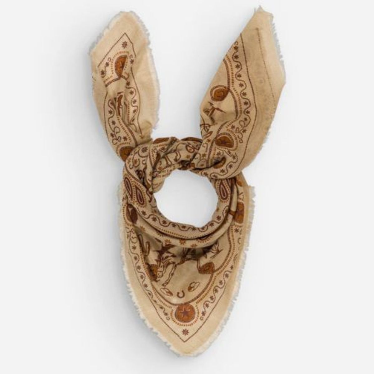 Maison Lecomte Flament Wool/Silk Scarf 100x100cm - Image 1 of 8