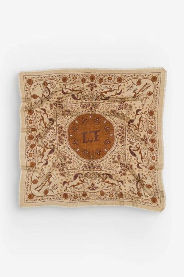 Maison Lecomte Flament Wool/Silk Scarf 100x100cm