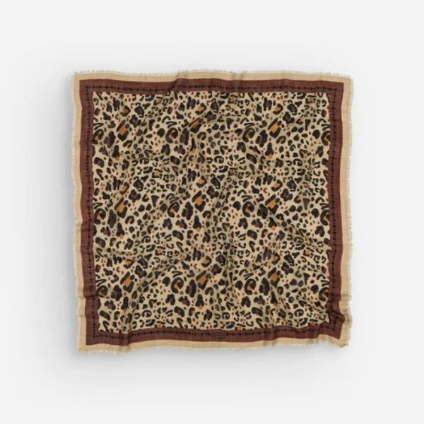 Maison Lecomte Flament Wool/Silk Scarf 100x100cm