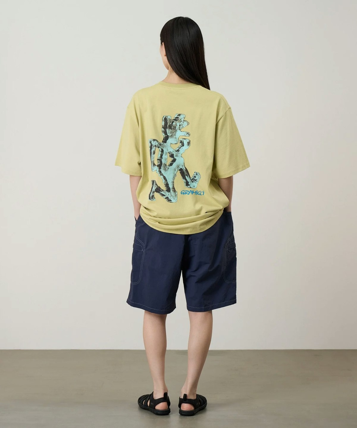 Gramicci Sticky Hands L/S Tee - Mango - Image 3 of 6