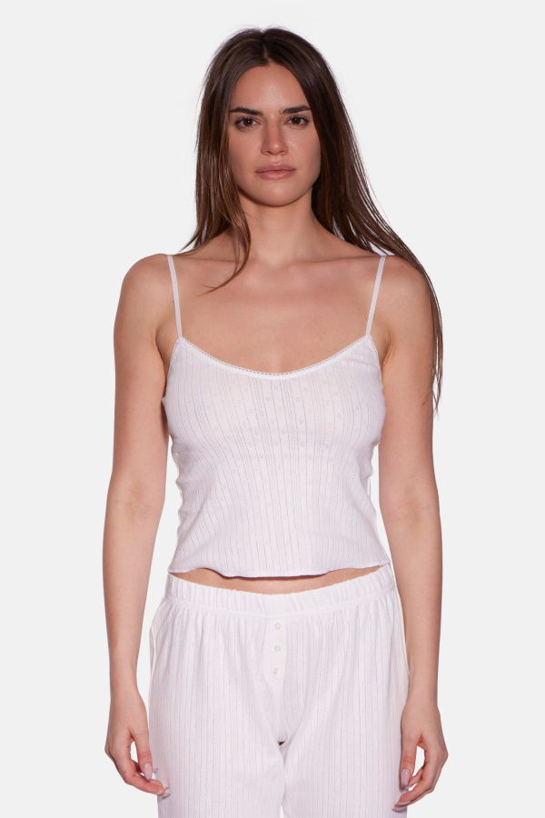 The Tile Club Pointelle Cami