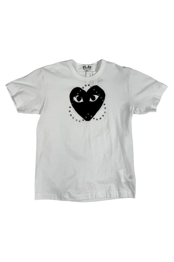 Comme des Garçons Heart Stud Tee