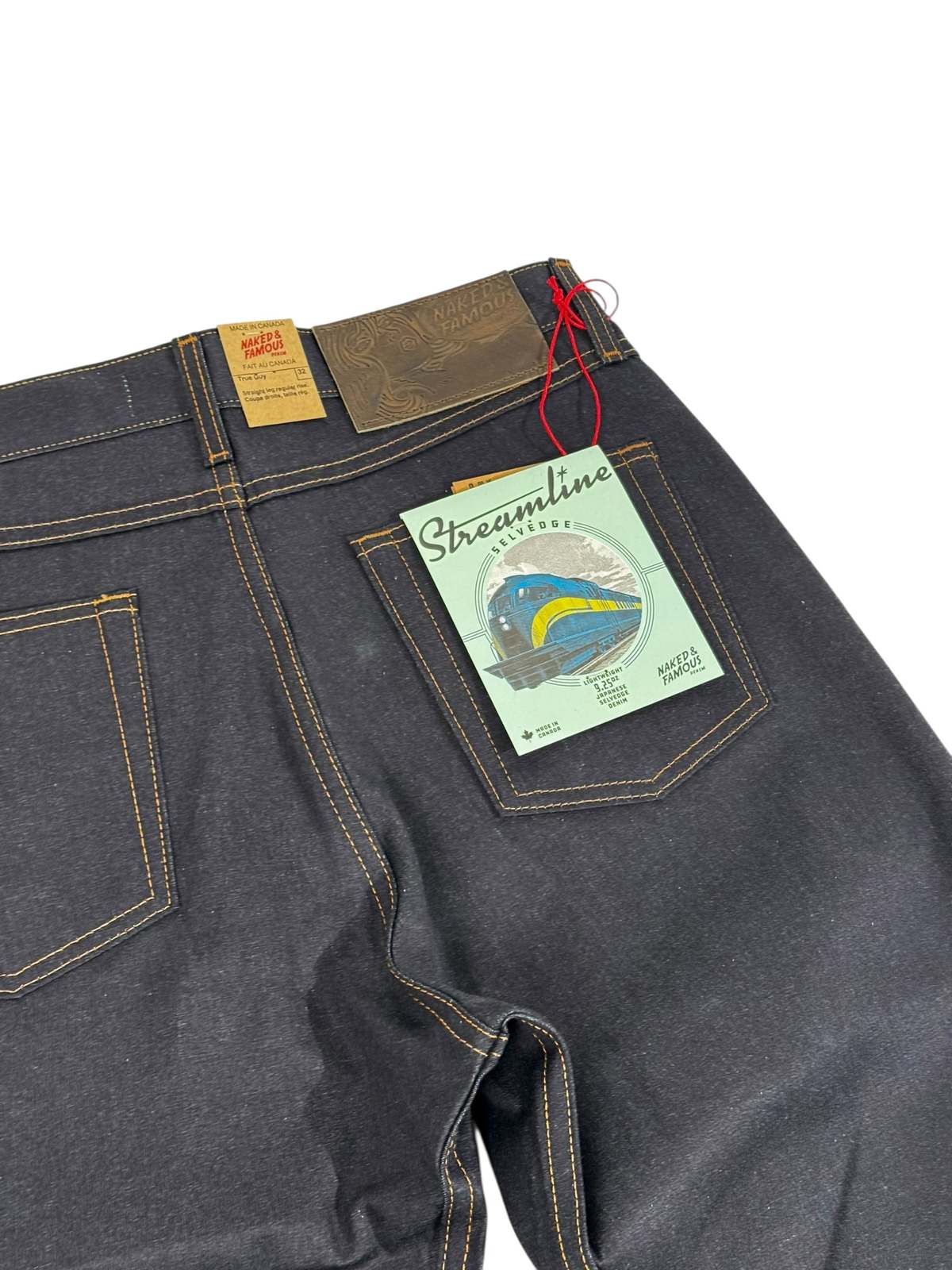 Naked & Famous Streamline Selvedge Jeans - Image 4 of 4