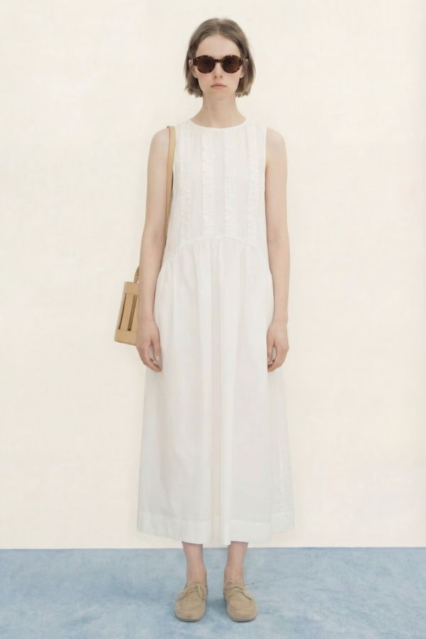 TINY BIG SISTER Low Back Frills Dress