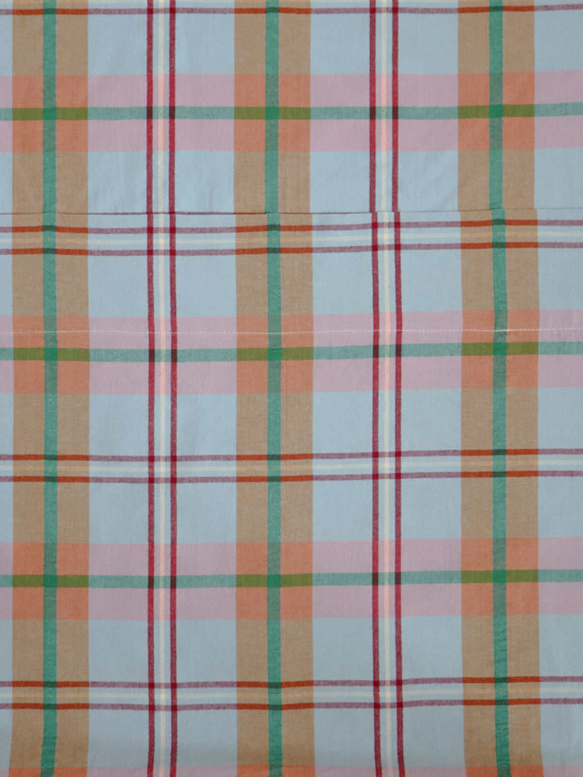 Mosey Me Confetti Plaid Flat Sheet - Image 1 of 6