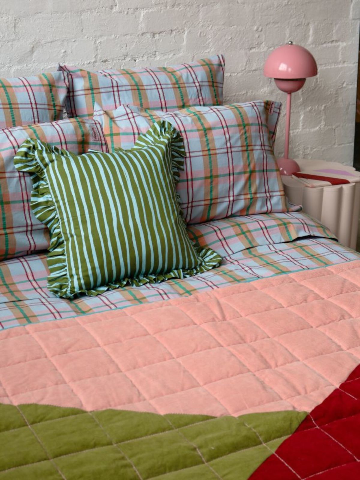 Mosey Me Confetti Plaid Flat Sheet - Image 4 of 6