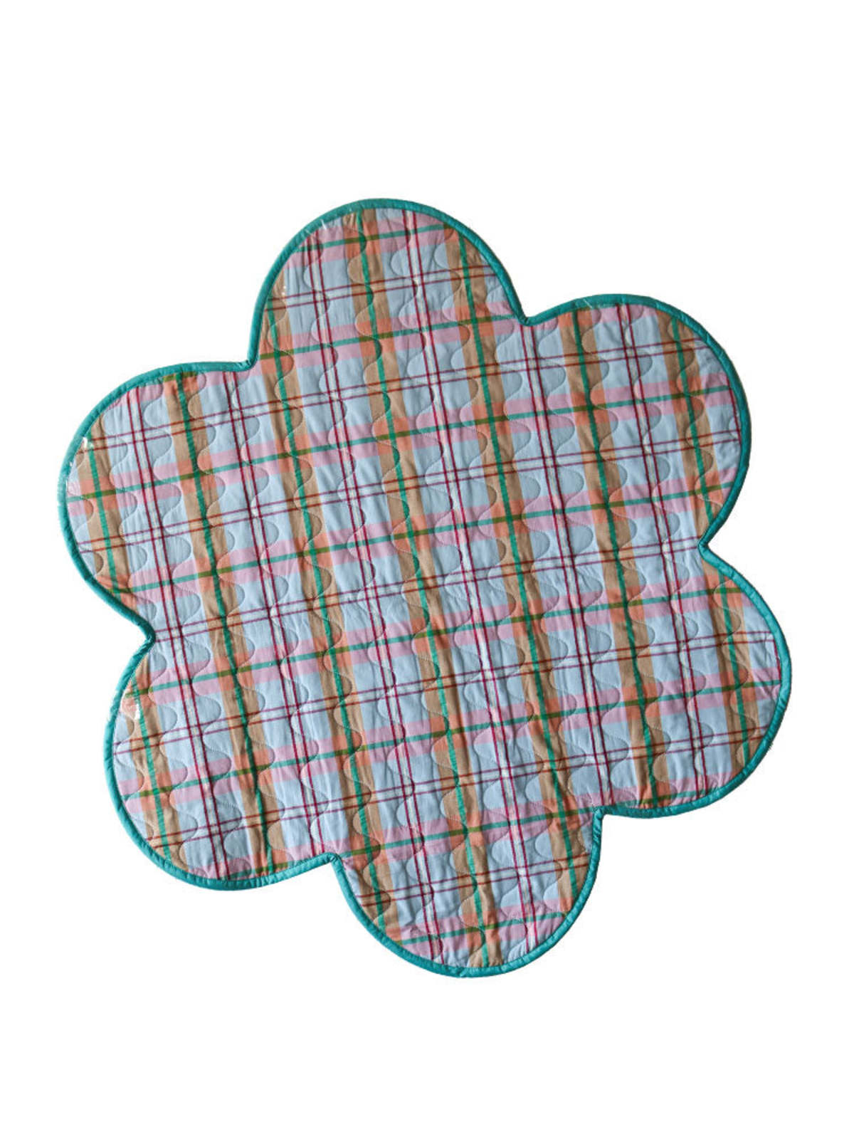 Mosey Me Confetti Plaid Playmat - Image 1 of 6