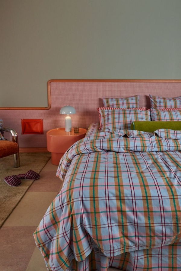 Mosey Me Confetti Plaid Quilt Cover