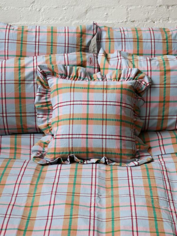 Mosey Me Confetti Plaid Quilt Cover
