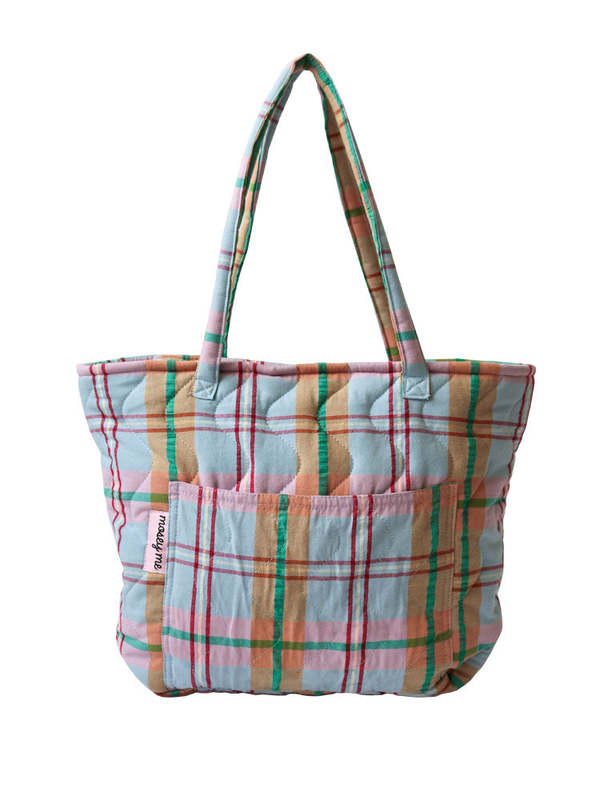 Mosey Me Confetti Plaid Quilted Bag