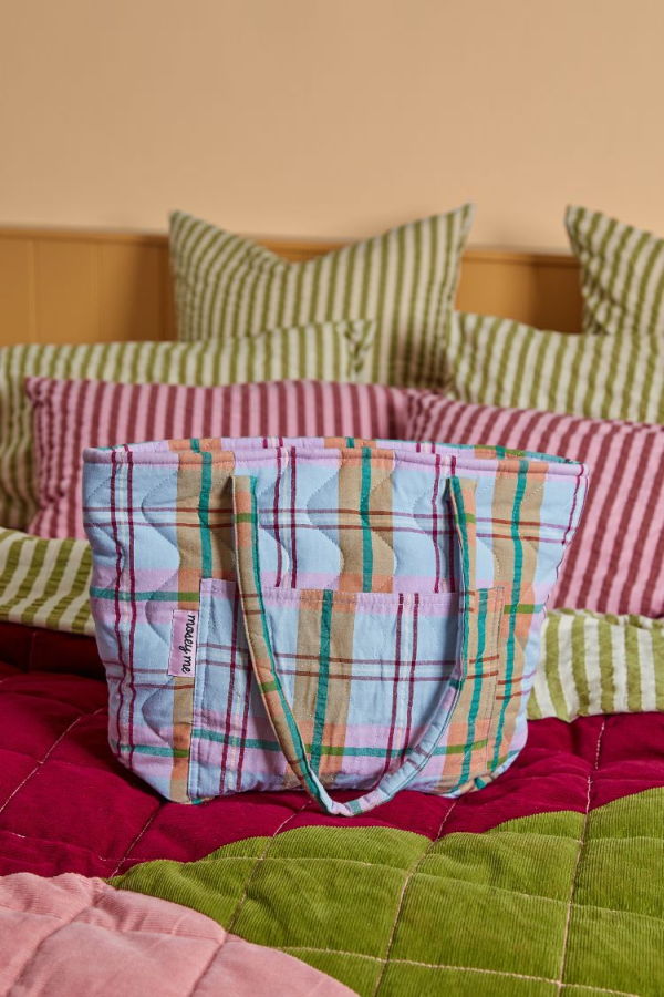 Mosey Me Confetti Plaid Quilted Bag