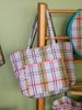 Mosey Me Confetti Plaid Quilted Bag - Thumbnail 3