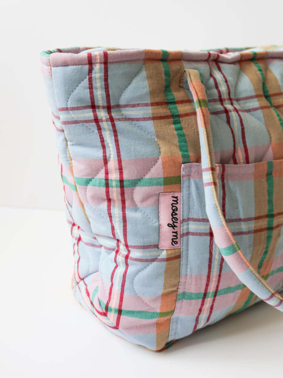 Mosey Me Confetti Plaid Quilted Bag - Image 6 of 8