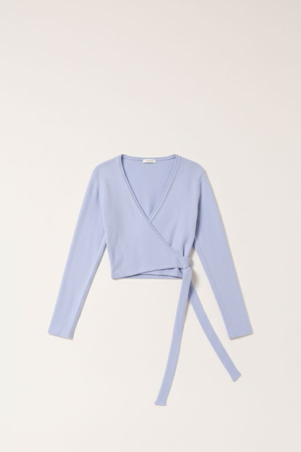 Colmillo de Morsa Wrap Knit Top