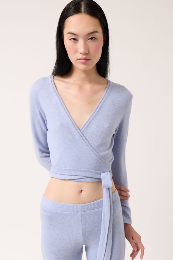 Colmillo de Morsa Wrap Knit Top