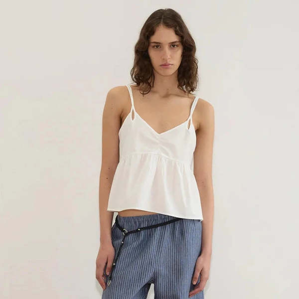 Deiji Studios Bind Top - White Deiji Studios Bind Top - White