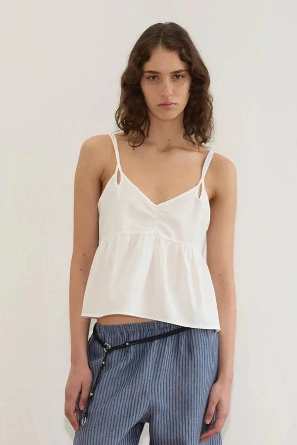 Deiji Studios Bind Top - White
